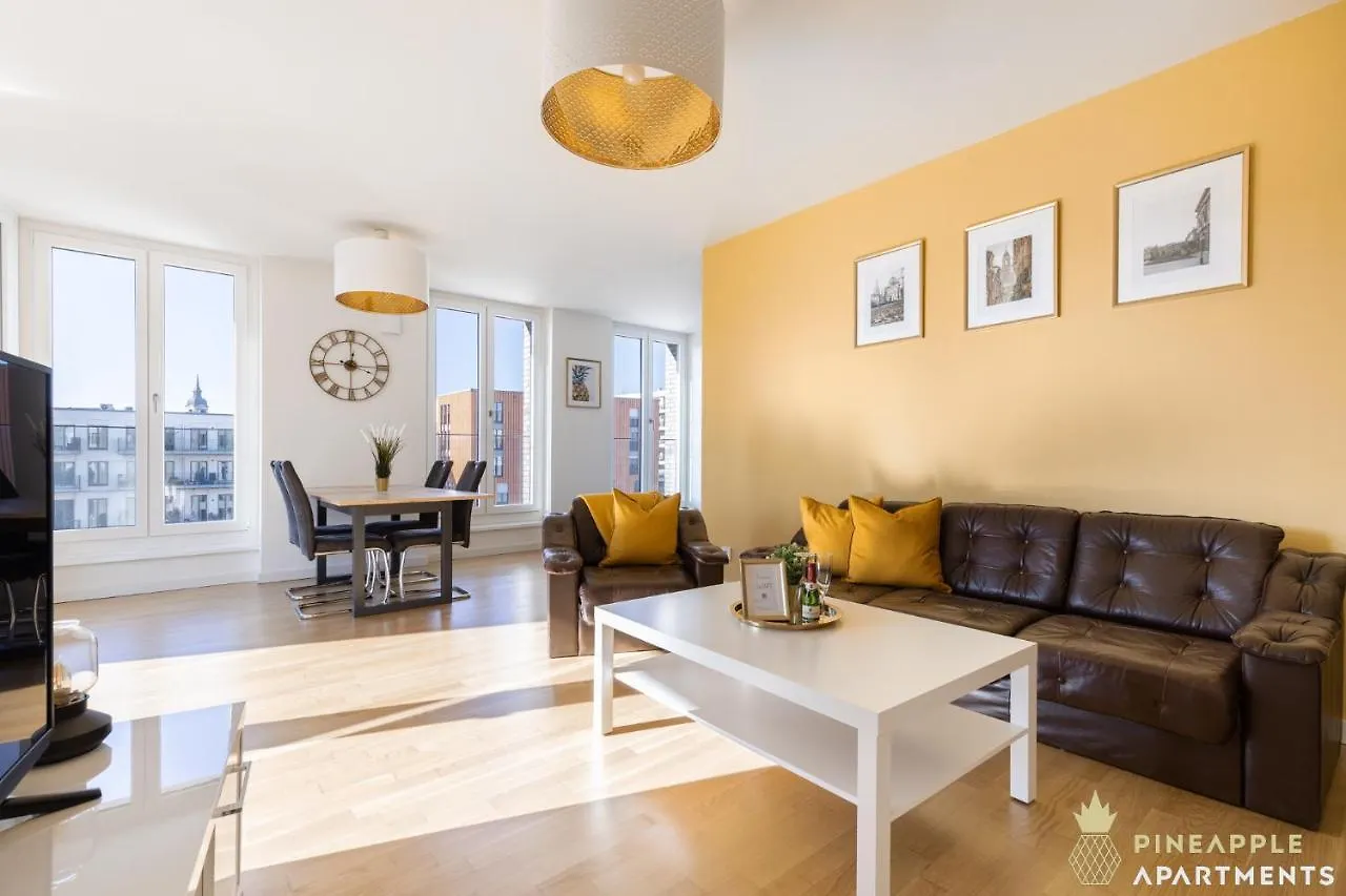 Pineapple Apartments Dresden Altstadt IV - 91 Qm - 1X Free Parking
